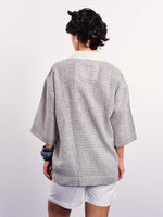 Load image into Gallery viewer, Blue Contrasting Collar Pullover