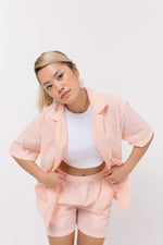 Load image into Gallery viewer, Coral Peach Co-ord Set