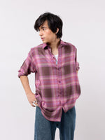 Load image into Gallery viewer, Relaxed Fit Checked Shirt