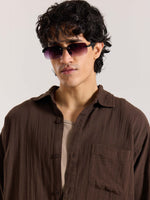 Load image into Gallery viewer, Dark Brown Gauze Holiday Shirt