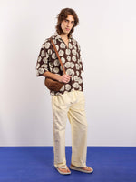 Load image into Gallery viewer, Brown & Cream Shells Printed Pullover