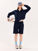 Load image into Gallery viewer, Navy Blue Sweatshorts