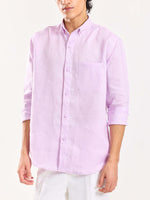 Load image into Gallery viewer, Lavender Irish Linen Shirt