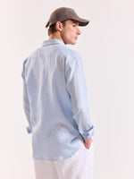Load image into Gallery viewer, Sky Blue Linen Shirt