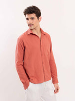 Load image into Gallery viewer, Rust Gauze Holiday Shirt