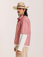 Load image into Gallery viewer, Red Checkered Cropped Shirt