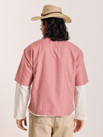 Load image into Gallery viewer, Red Checkered Cropped Shirt