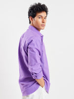 Load image into Gallery viewer, Relaxed Fit Linen-Blend Shirt