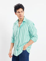 Load image into Gallery viewer, Relaxed Fit Striped Shirt