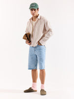 Load image into Gallery viewer, Multicolor Striped Poplin Oversized Shirt