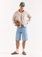 Load image into Gallery viewer, Multicolor Striped Poplin Oversized Shirt