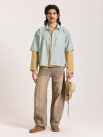 Load image into Gallery viewer, Green Checkered Cropped Shirt