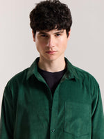 Load image into Gallery viewer, Forest Green Corduroy Oversized Shirt
