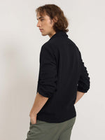 Load image into Gallery viewer, Black Gauze Holiday Shirt