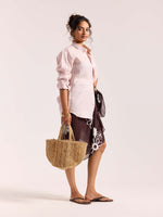 Load image into Gallery viewer, Powder Pink 60s Lea Linen Shirt