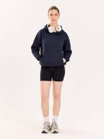 Load image into Gallery viewer, Dark Blue Cropped Fit Hoodie
