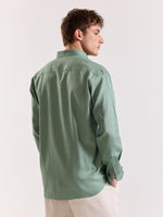Load image into Gallery viewer, Sage Green Linen Blend Pullover