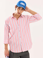 Load image into Gallery viewer, Peach Striped Oxford Shirt