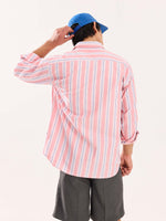 Load image into Gallery viewer, Peach Striped Oxford Shirt