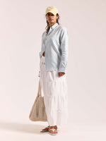 Load image into Gallery viewer, Ice Blue 60s Lea Linen Shirt
