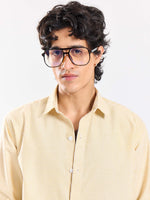 Load image into Gallery viewer, Relaxed Fit Mustard Striped Shirt