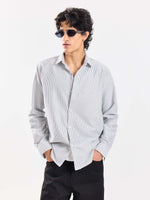 Load image into Gallery viewer, Relaxed Fit Black Striped Shirt