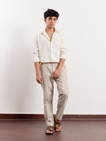 Load image into Gallery viewer, Striped Linen Trousers
