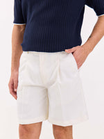 Load image into Gallery viewer, Off White Trouser Shorts