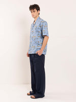 Load image into Gallery viewer, Coastline Chambray Printed Shirt