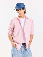 Load image into Gallery viewer, Relaxed Fit Pink Striped Shirt