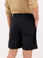Load image into Gallery viewer, Black Trouser Shorts