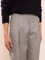Load image into Gallery viewer, Grey Textured Baggy Fit Trousers