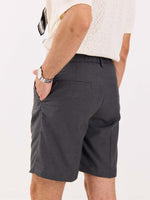 Load image into Gallery viewer, Grey Trouser Shorts