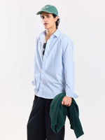 Load image into Gallery viewer, Relaxed Fit Poplin Striped Shirt