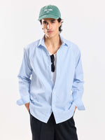 Load image into Gallery viewer, Relaxed Fit Poplin Striped Shirt