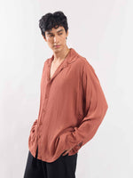 Load image into Gallery viewer, Rust Wrinkled Shirt