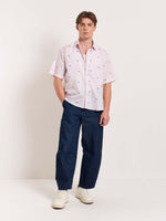 Load image into Gallery viewer, Lavender Striped Holiday Shirt