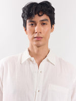 Load image into Gallery viewer, White Gauze Holiday Shirt