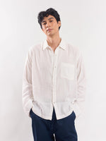Load image into Gallery viewer, White Gauze Holiday Shirt