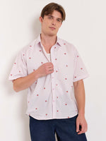 Load image into Gallery viewer, Lavender Striped Holiday Shirt