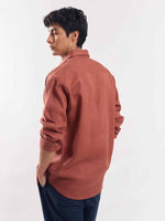 Load image into Gallery viewer, Red Linen Shirt