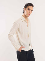 Load image into Gallery viewer, Off White Textured Holiday Shirt