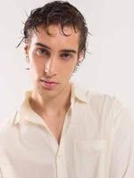 Load image into Gallery viewer, Off White Textured Holiday Shirt