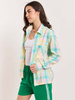 Load image into Gallery viewer, Multicolor Checked Holiday Shirt