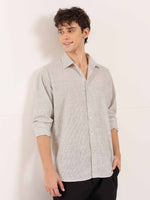 Load image into Gallery viewer, White Striped Linen Shirt