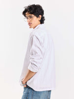 Load image into Gallery viewer, Relaxed Fit White Textured Shirt