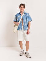 Load image into Gallery viewer, Star Embossed Denim - Cropped Shirt