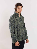 Load image into Gallery viewer, Printed Corduroy Shirt