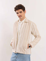 Load image into Gallery viewer, Cropped Fit Textured Zipper Jacket