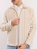 Load image into Gallery viewer, Cropped Fit Textured Zipper Jacket